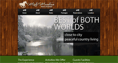 Desktop Screenshot of mistymeadows.com