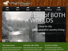 Tablet Screenshot of mistymeadows.com